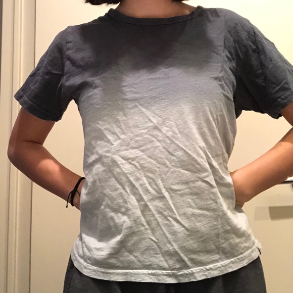 Blue and white ombré t-shirt! Super cute! - Picture 2 of 4